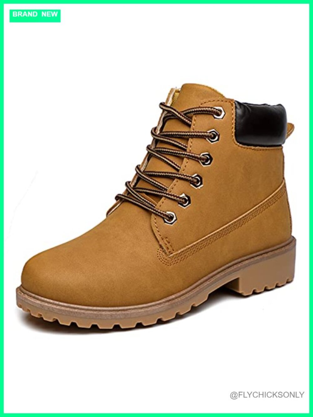 Women's Work Boots Hiking Combat Ankle Booties Waterproof Faux Leather